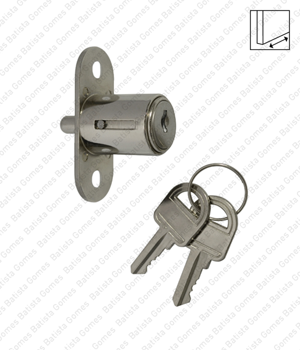 Fechadura de mola para portas de correr